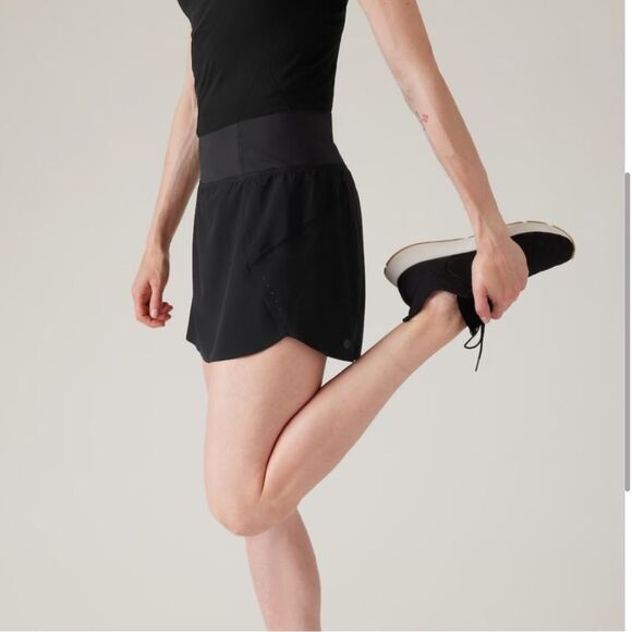 Athleta Run With It Skort 14" Black - Picture 15 of 15
